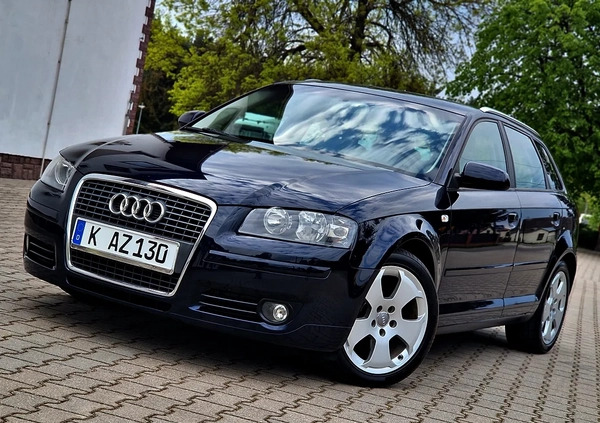 Audi A3 cena 22900 przebieg: 235000, rok produkcji 2008 z Brok małe 742